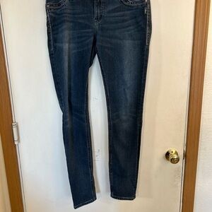 Silver Jeans Co. Women's Suki Mid Rise Curvy Fit super Skinny Jeans 31X31